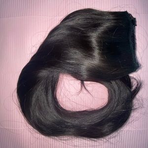 Black #1b Clip In Hair Extensions 1 piece